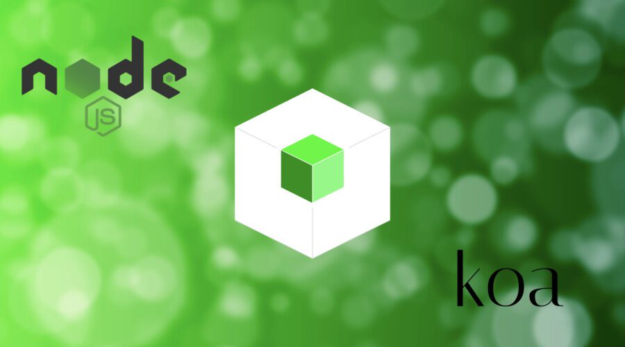 node js service with koa