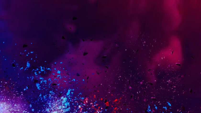 Abstrakte bunte Rauchwolken als Titelbild für den Blogbeitrag ‚Mein Ausflug in die Spieleentwicklung'